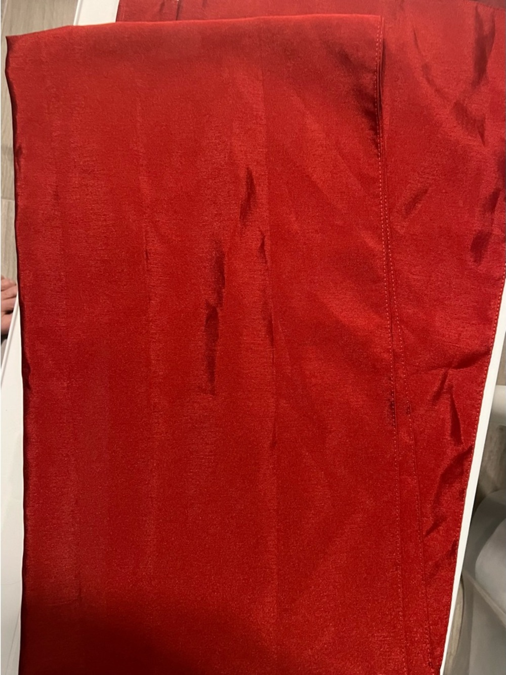 Red Shiny Scarf 80 Inches Long & 20 Inches Wide